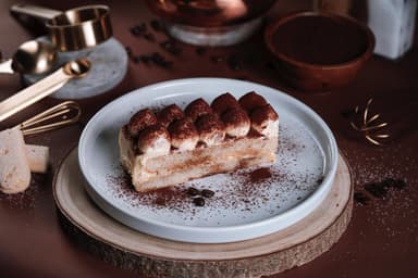 Tiramisu Cake Slice