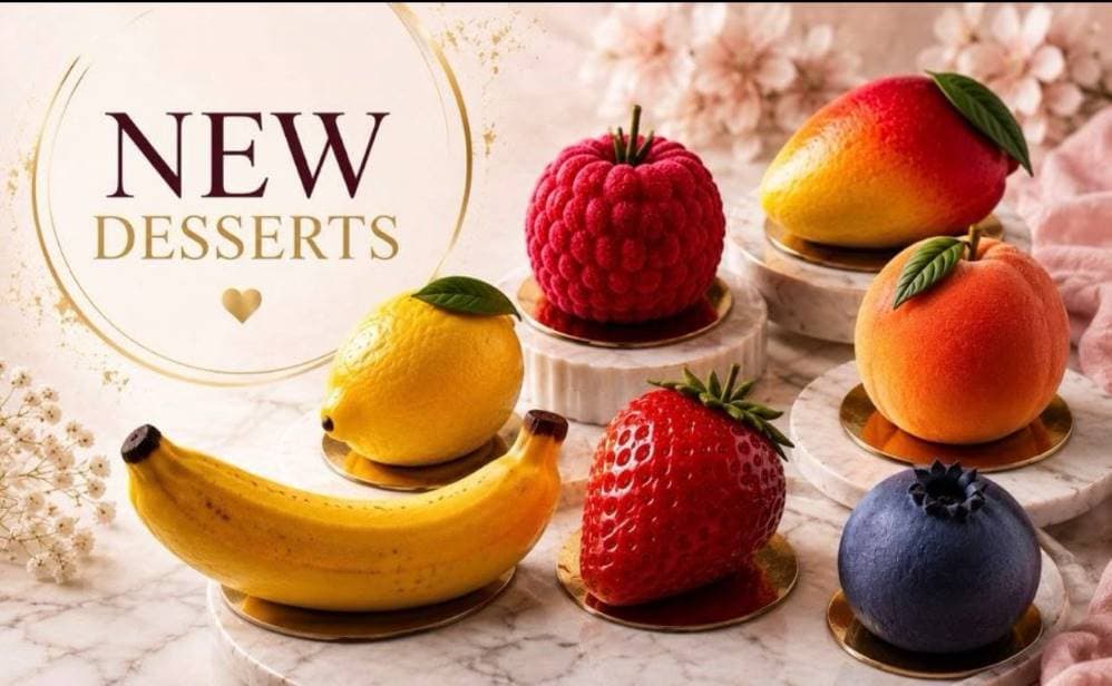 NEW DESSERTS 🍓
