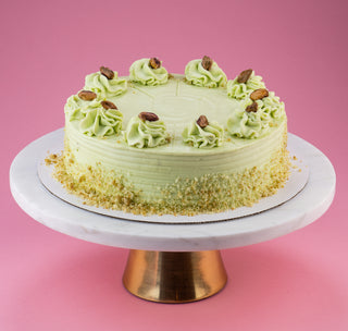 Pistachio Raspberry cake