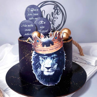 Cake Black Lion