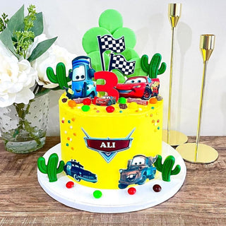 Cake Cartoon Cars